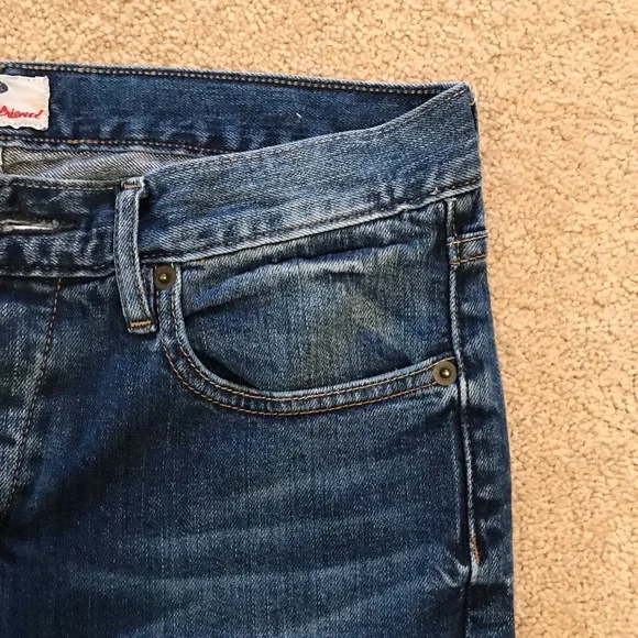 Fossil Denim Blue Jeans Women Size 2 Waist 25 True Boyfriend Button Fly Low Rise - Picture 11 of 12